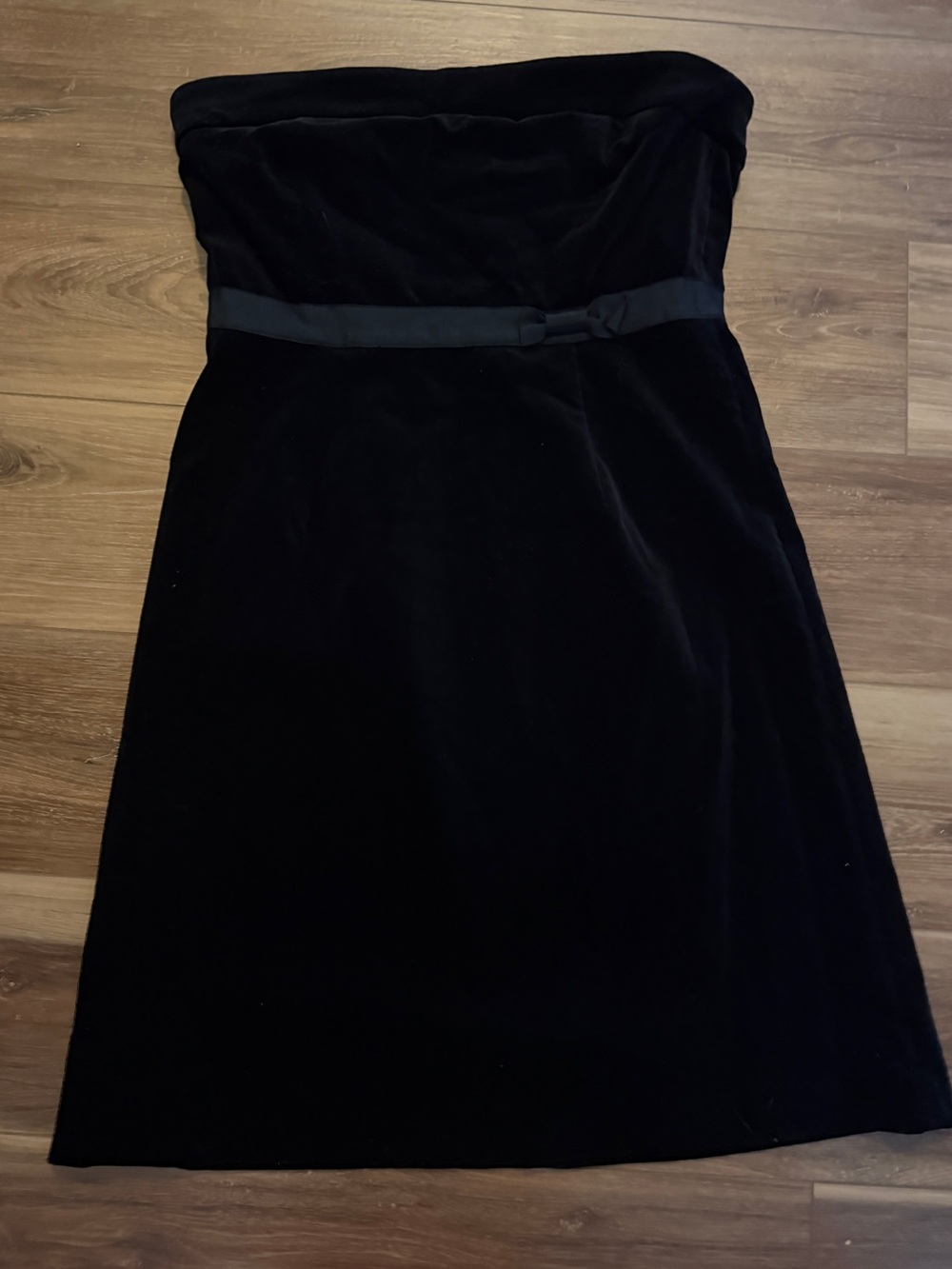 J. Crew vintage black strapless dress size 14